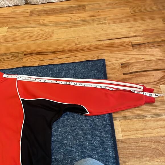 Vintage Adidas Zip Up Jacket - Stripe Logo - Size Large - Picture 7 of 7